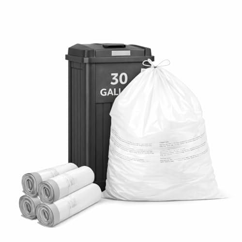 CEDARRA 30-Gallon Drawstring Trash Bags 50-Count