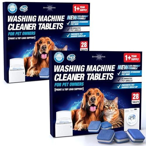 SHIMMERIX Washing Machine Cleaner Tablets for Pet Owners 56-Pack